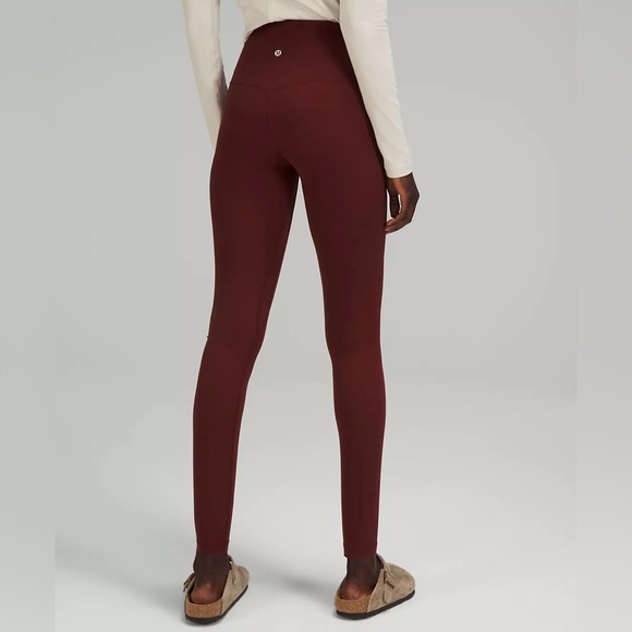 Lululemon Align HR leggings 28” Red Merlot - Picture 4 of 7